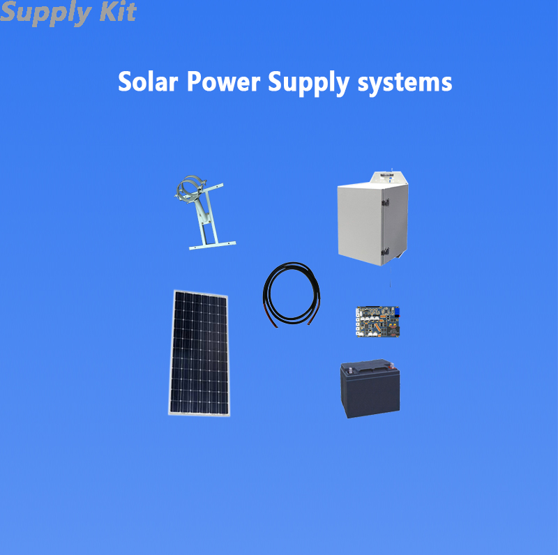 400W气象站户外太阳能供电系统